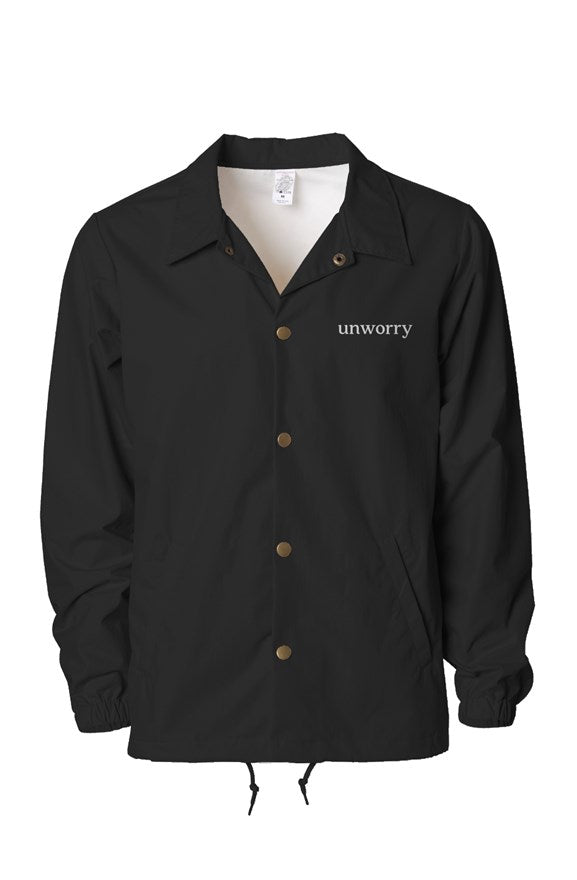 unworry Water Resistant Windbreaker Coaches Jacket