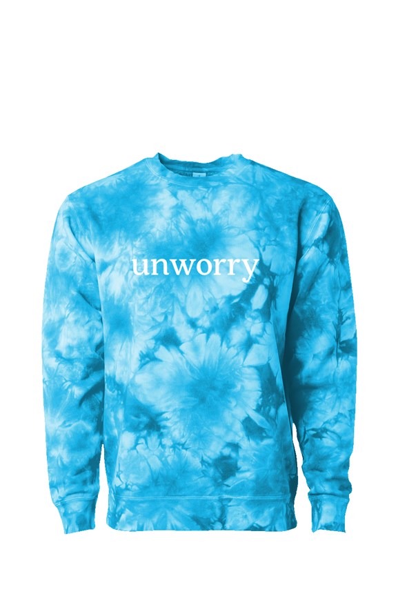 unworry Crystal Tie Dye Crewneck