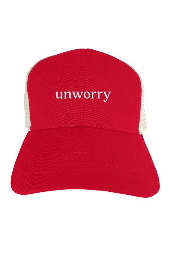 unworry eco Trucker Organic Recycled Hat