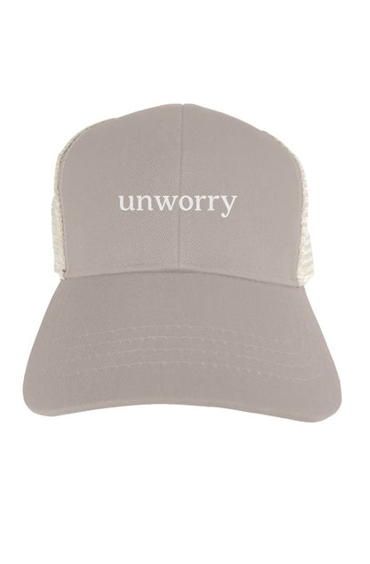 unworry eco Trucker Organic Recycled Hat