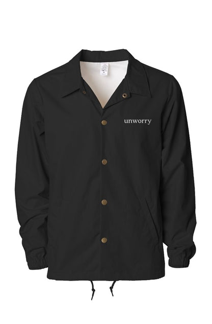 unworry Water Resistant Windbreaker Coaches Jacket