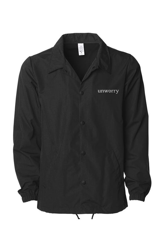 unworry Black On Black Coaches Jacket