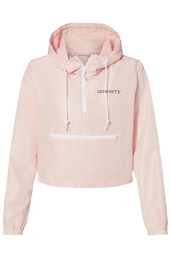 unworry Lightweight Pullover Crop Windbreaker