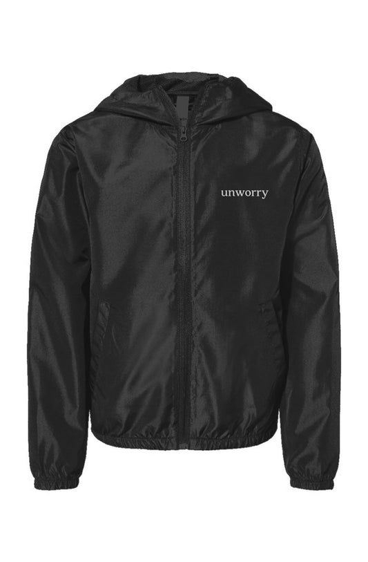 unworry Youth Lightweight Windbreaker Full-Zip Jacket
