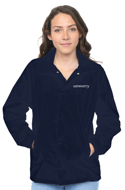 unworry Womens coaches jacket