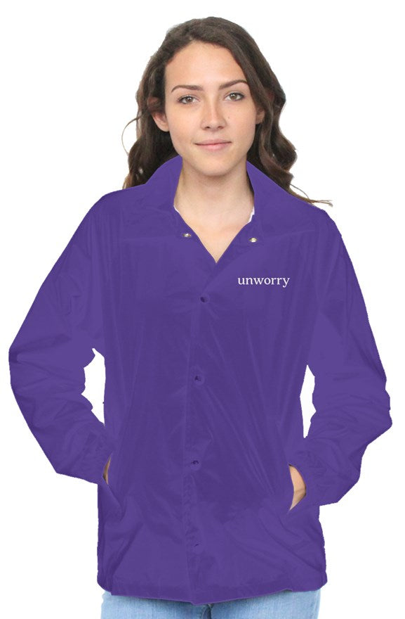unworry Womens coaches jacket