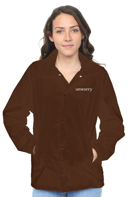 unworry Womens coaches jacket