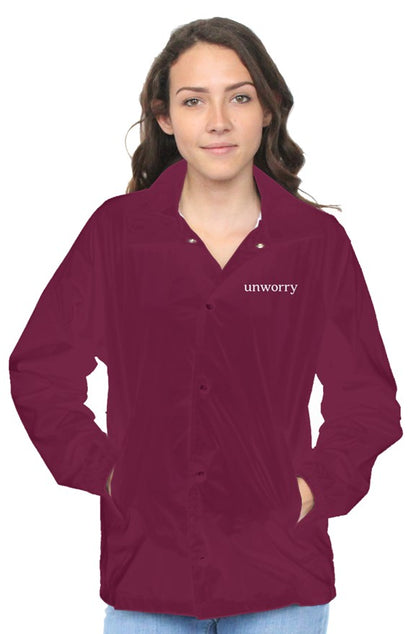 unworry Womens coaches jacket