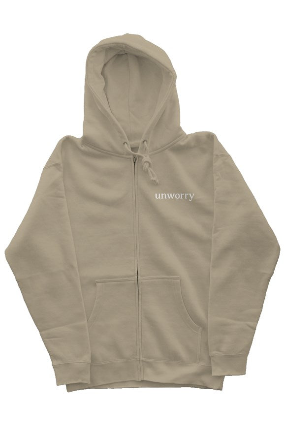 unworry independent zip hoody