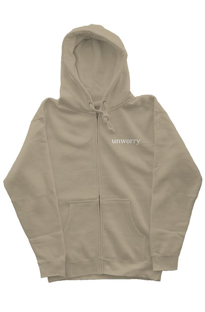 unworry independent zip hoody