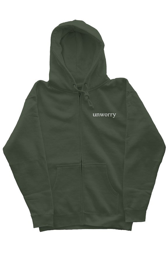 unworry Independent Zip Heavyweight Hoodie
