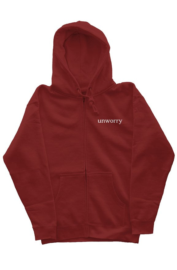 unworry Independent Zip Heavyweight Hoodie