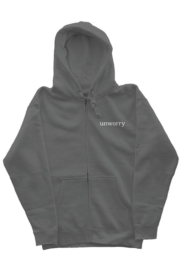 unworry Independent Zip Heavyweight Hoodie