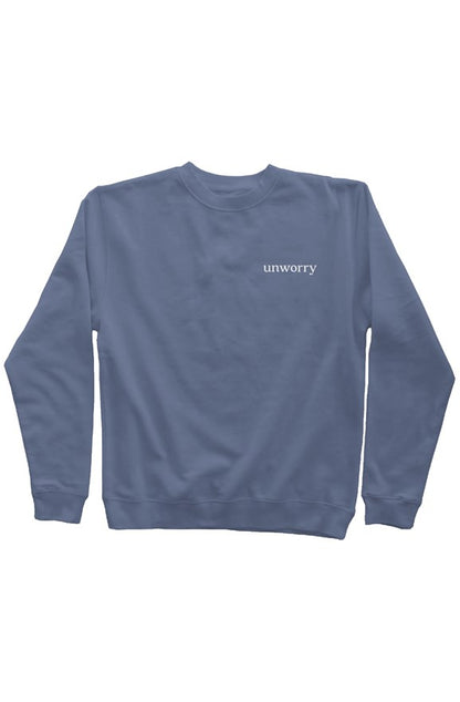 unworry Independent Pigment Dyed Crew Neck