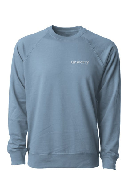 Unisex Lightweight Loopback Terry Crewneck