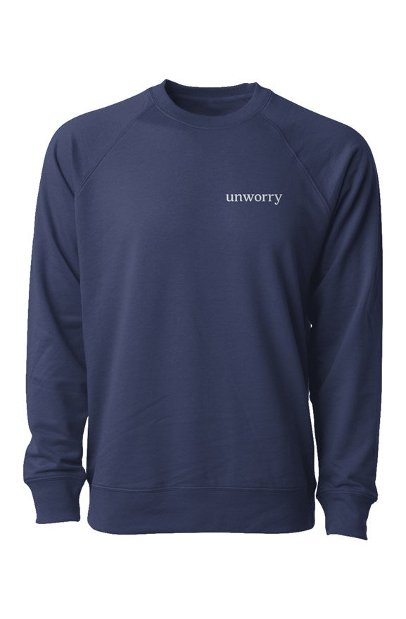 Unisex Lightweight Loopback Terry Crewneck