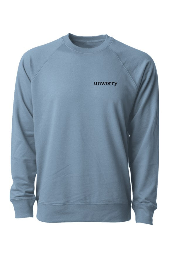 Unisex Lightweight Loopback Terry Crewneck
