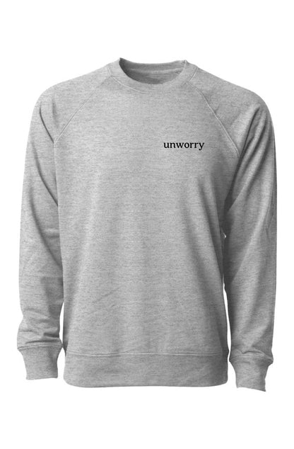 Unisex Lightweight Loopback Terry Crewneck