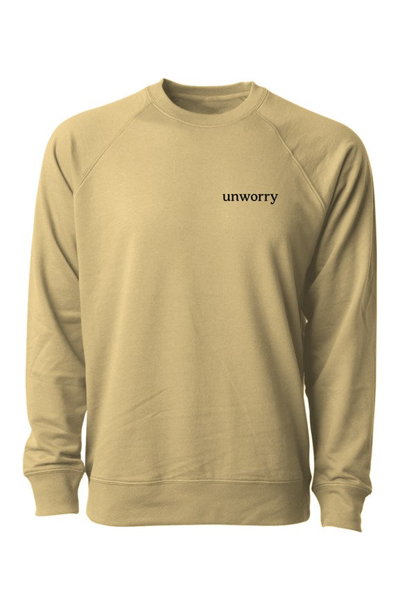 Unisex Lightweight Loopback Terry Crewneck