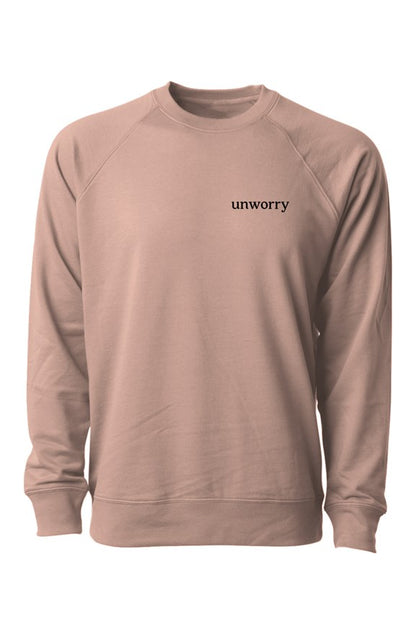 Unisex Lightweight Loopback Terry Crewneck