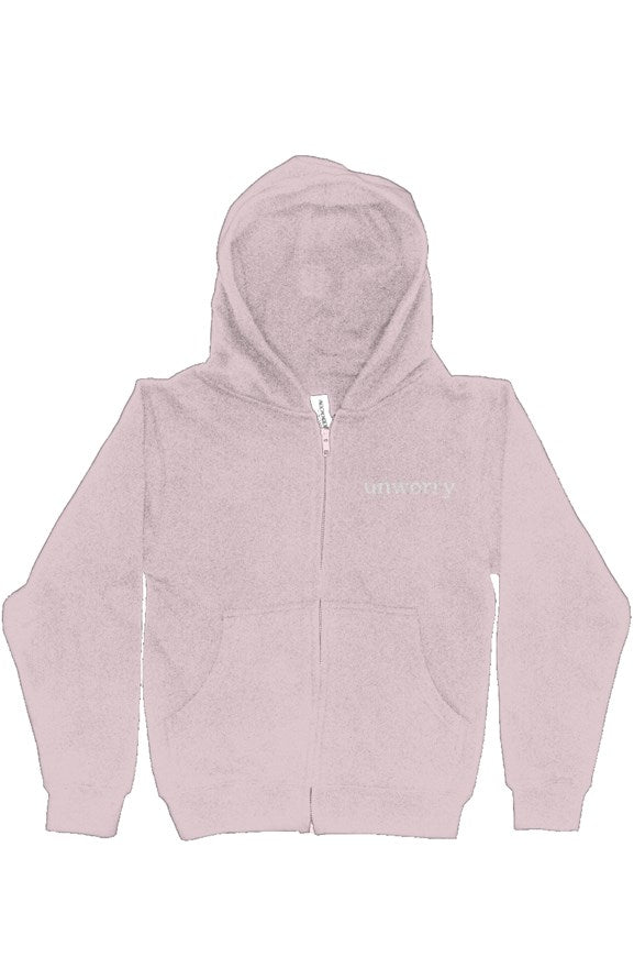 unworry Youth Midweight Hooded Full-Zip Sweatshirt