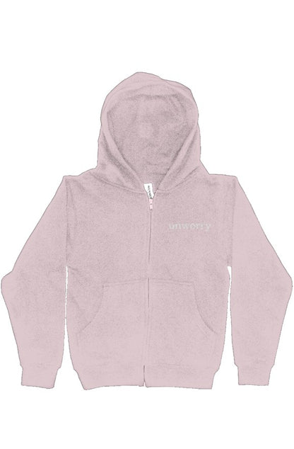 unworry Youth Midweight Hooded Full-Zip Sweatshirt