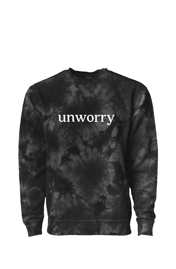 unworry Crystal Tie Dye Crewneck