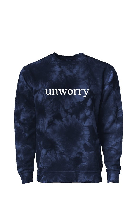 unworry Crystal Tie Dye Crewneck