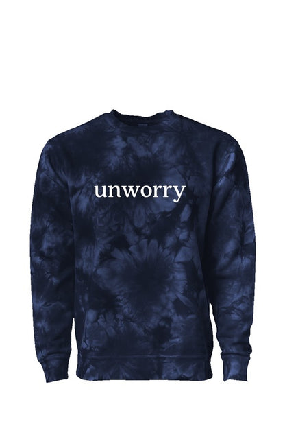 unworry Crystal Tie Dye Crewneck