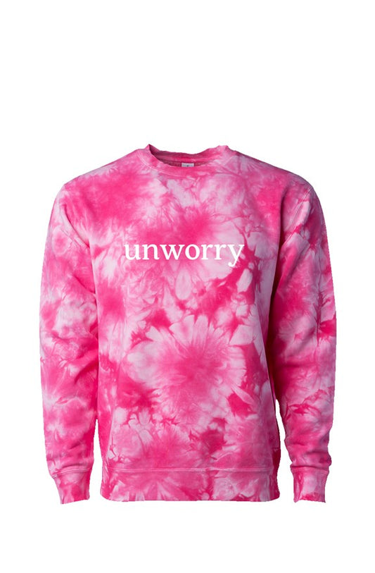 unworry Crystal Tie Dye Crewneck