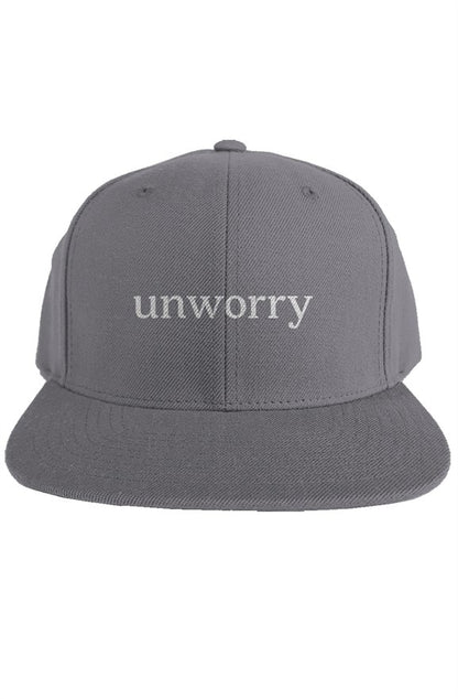 unworry premium snapback hat