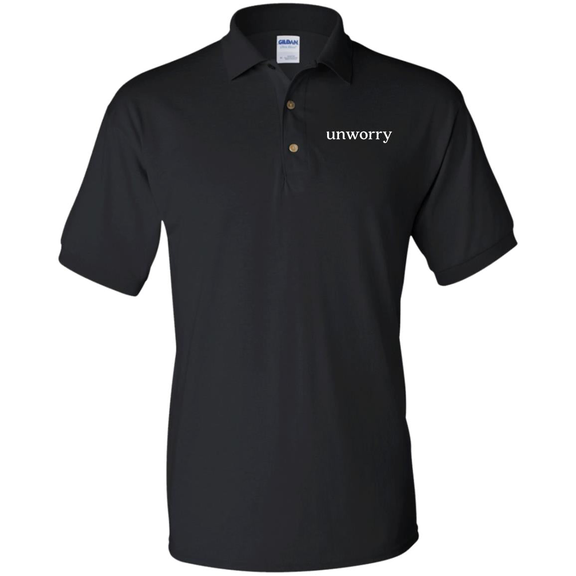 unworry Jersey Polo Shirt (Eco Friendly Print)