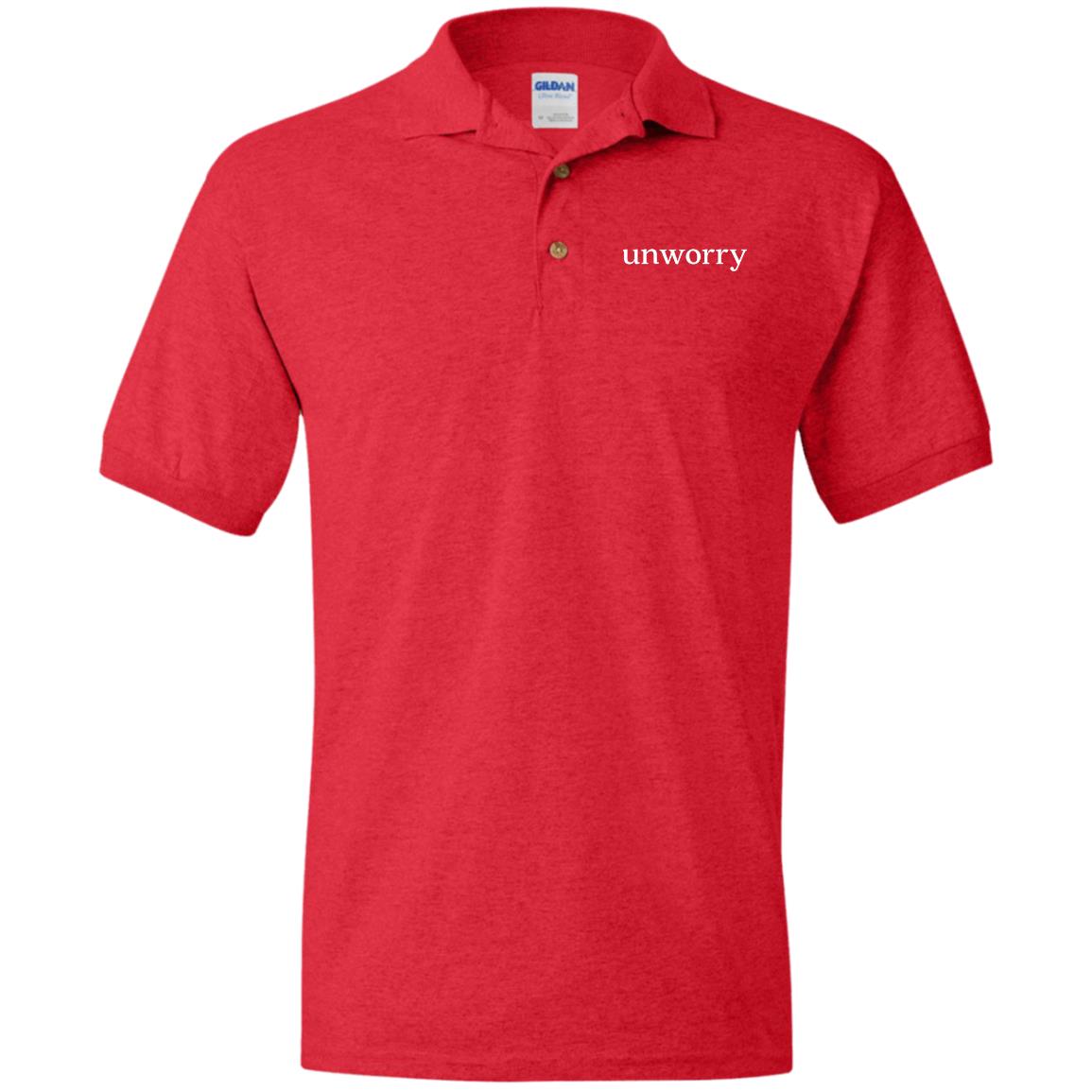 unworry Jersey Polo Shirt (Eco Friendly Print)