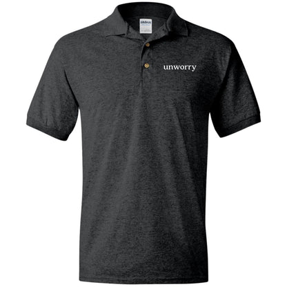 unworry Jersey Polo Shirt (Eco Friendly Print)