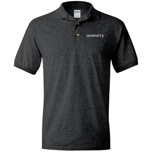 unworry Jersey Polo Shirt (Eco Friendly Print)