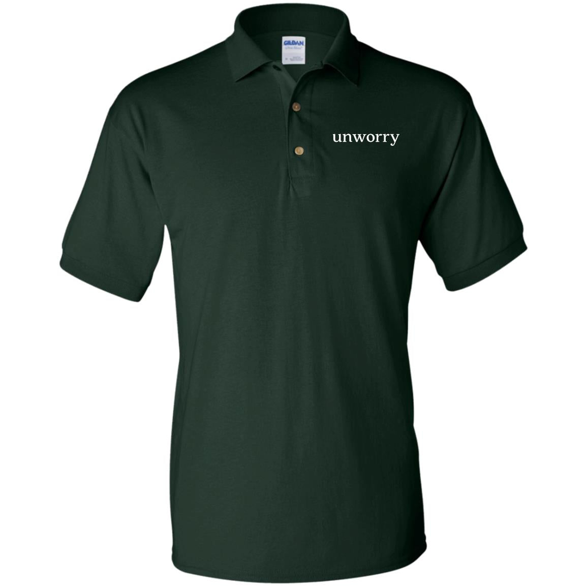 unworry Jersey Polo Shirt (Eco Friendly Print)