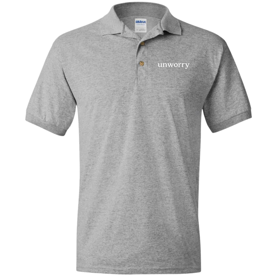 unworry Jersey Polo Shirt (Eco Friendly Print)