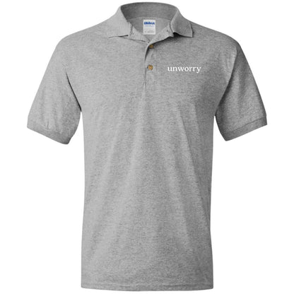unworry Jersey Polo Shirt (Eco Friendly Print)