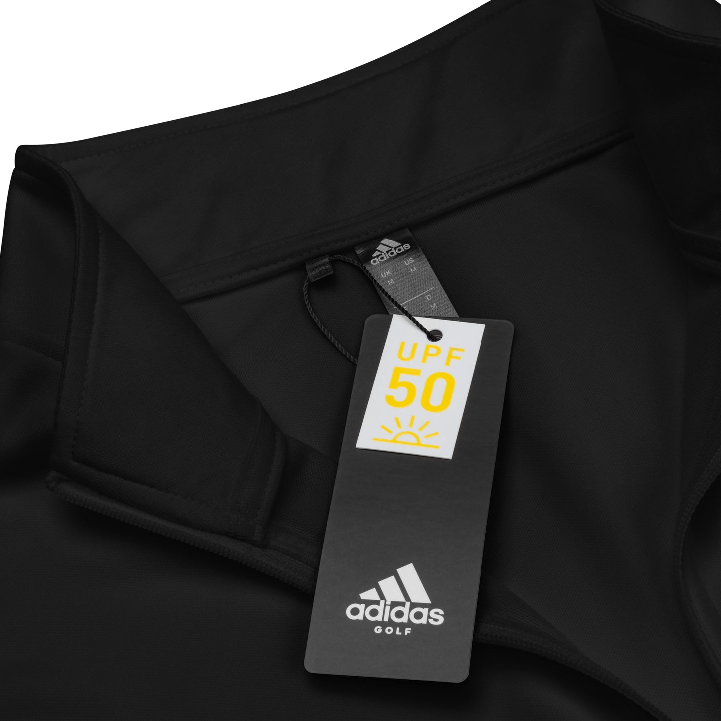 unworry Adidas® embroidered quarter zip pullover (recycled material)