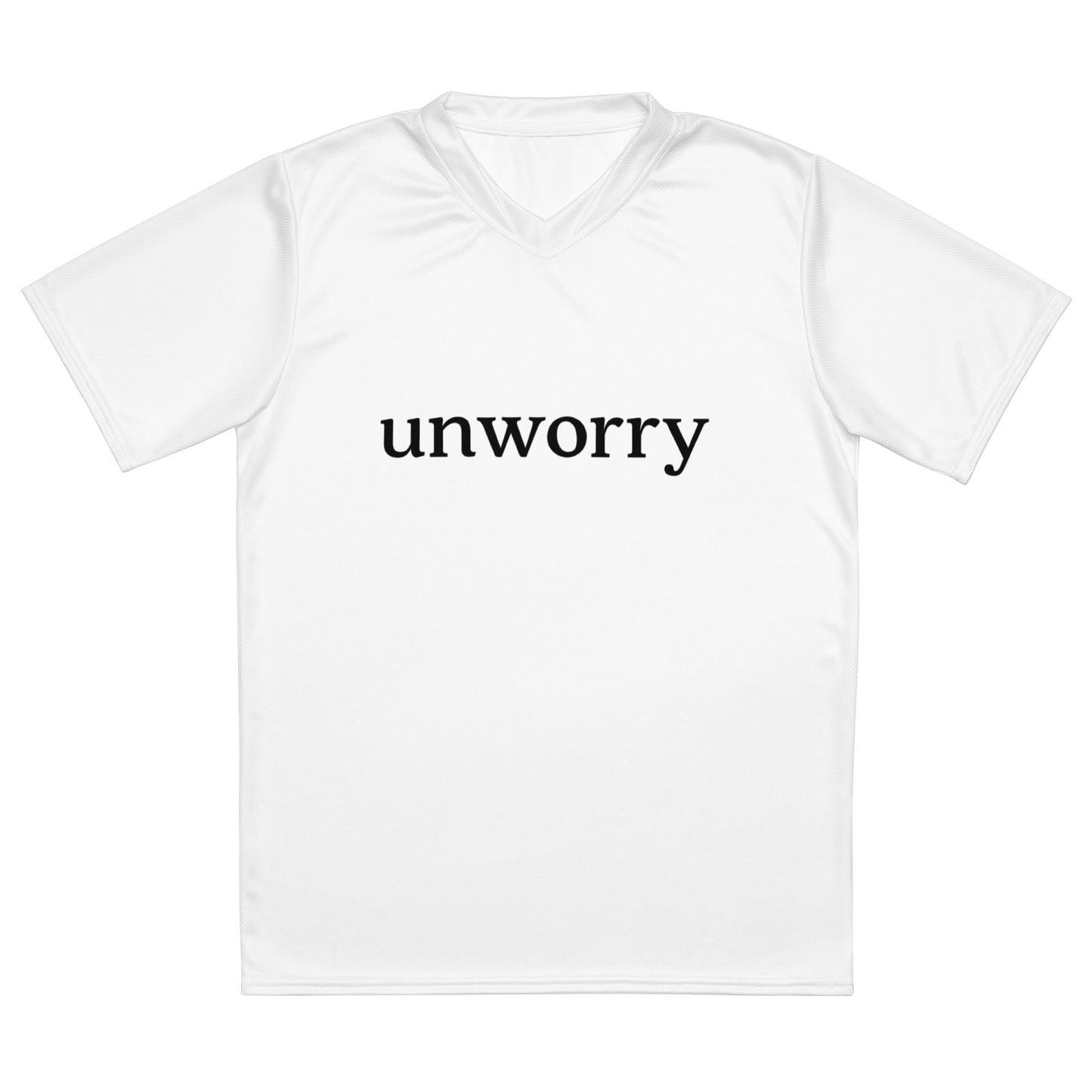 unworry® recycled unisex sports jersey