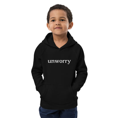 unworry kids eco hoodie