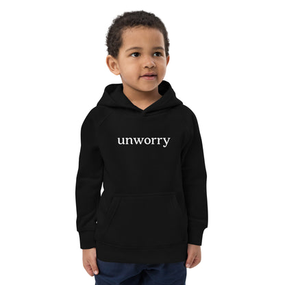 unworry kids eco hoodie