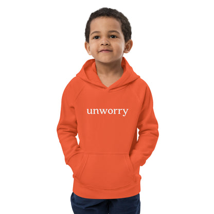 unworry kids eco hoodie