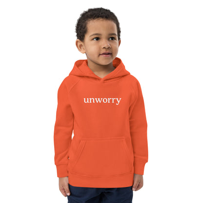 unworry kids eco hoodie