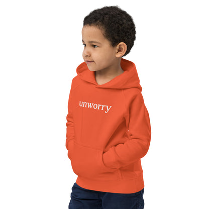 unworry kids eco hoodie