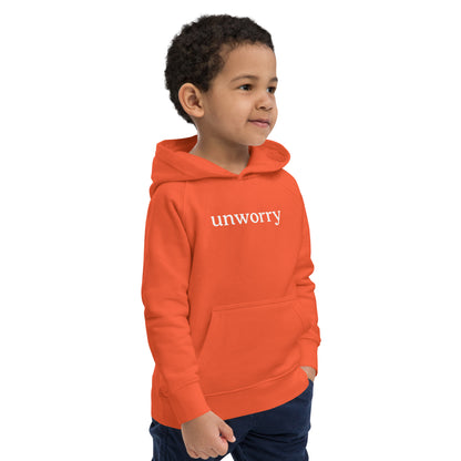 unworry kids eco hoodie