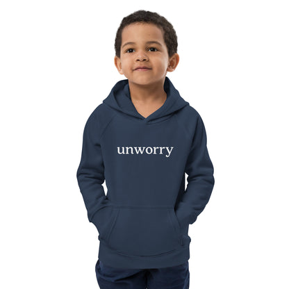 unworry kids eco hoodie