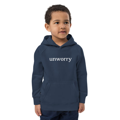 unworry kids eco hoodie
