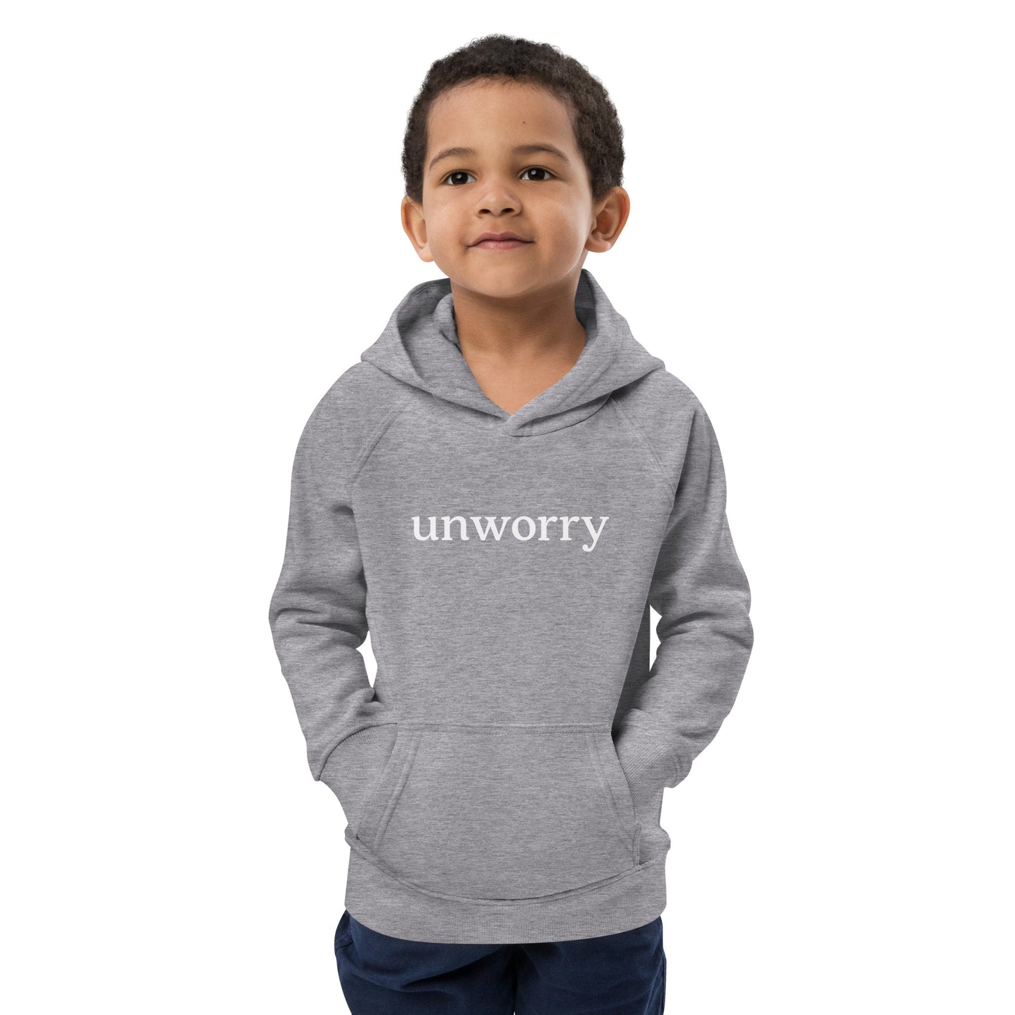 unworry kids eco hoodie