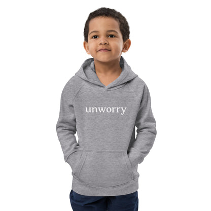 unworry kids eco hoodie
